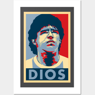 Maradona Dios Hope Posters and Art